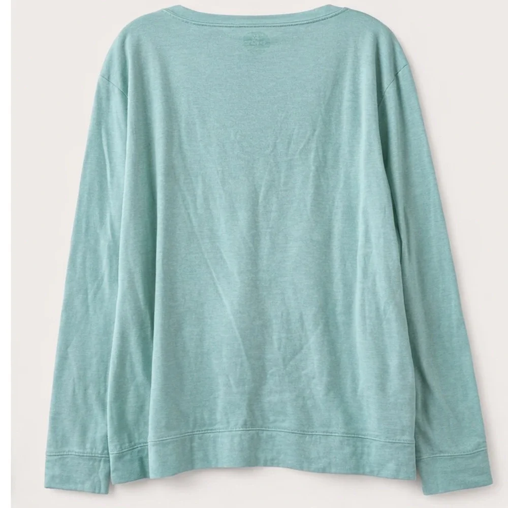 Life is Good Womens Hummingbird Sunburst Graphic L/S T-shirt Mint Green - Picture 2 of 5